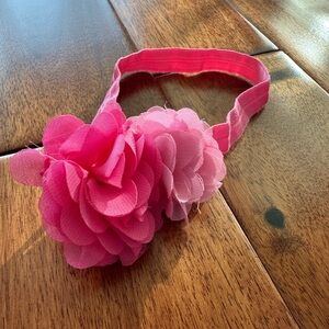 Pink Floral Headband for Baby Girl